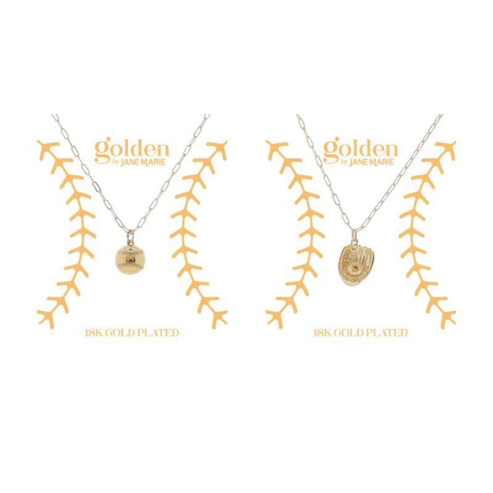 Golden Hey Batter! Necklaces, No Display Package