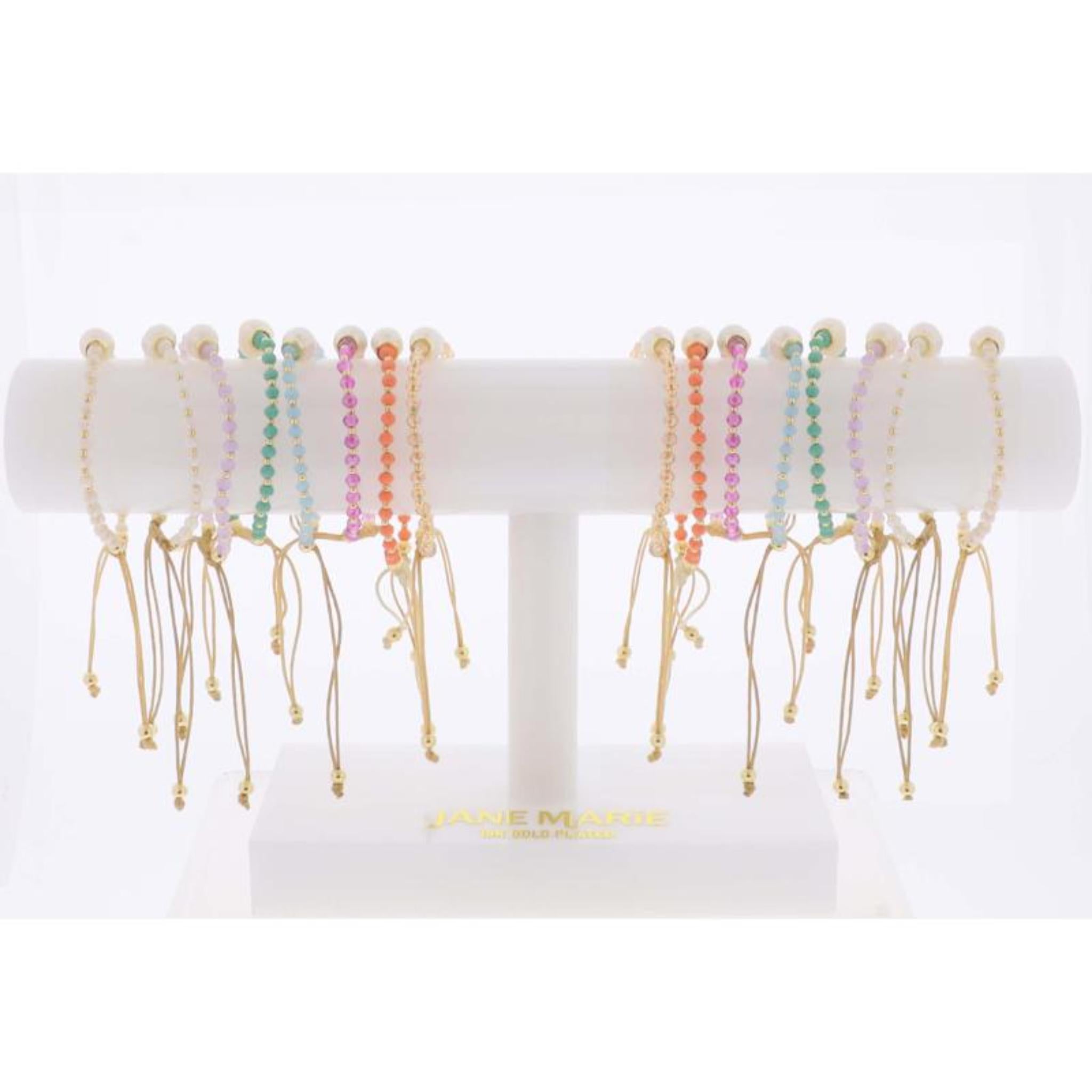 Golden Color! Bracelets, Display Package
