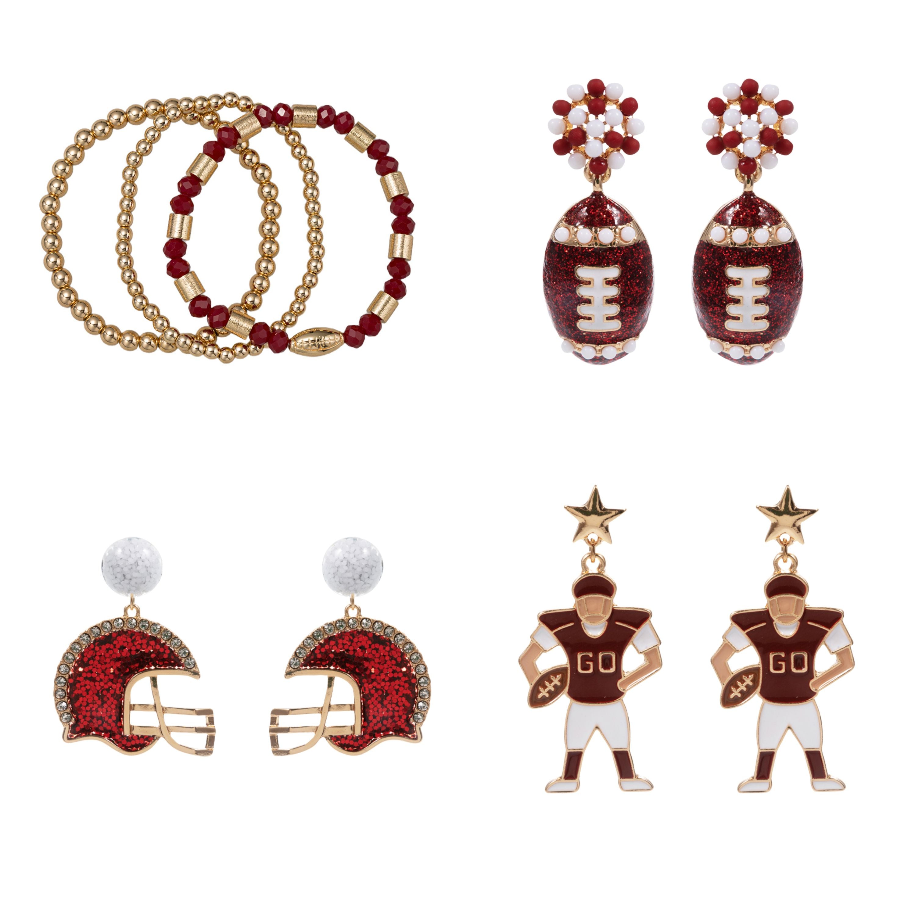 Ready, Set, Let's Go! Maroon, White, Gold Collection, No Display Package