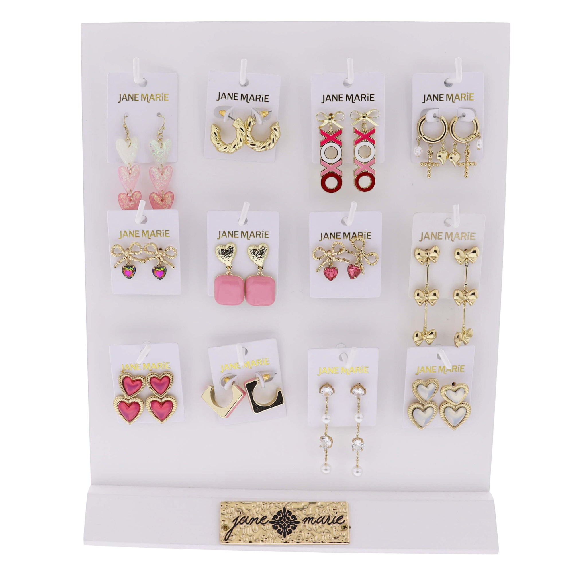 I Heart You! Earrings, Display Package