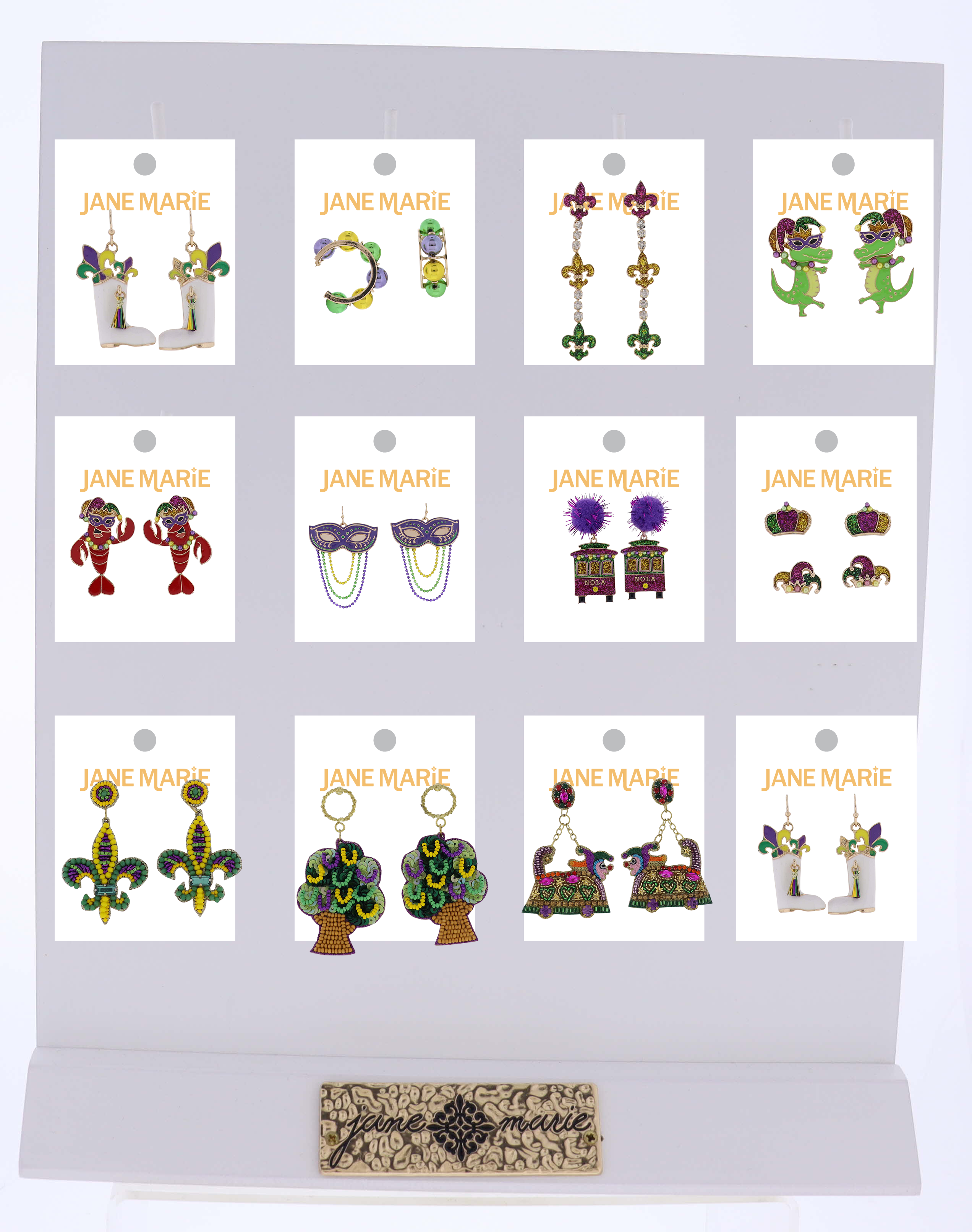 Good Times! Earrings Earrings, Display Package