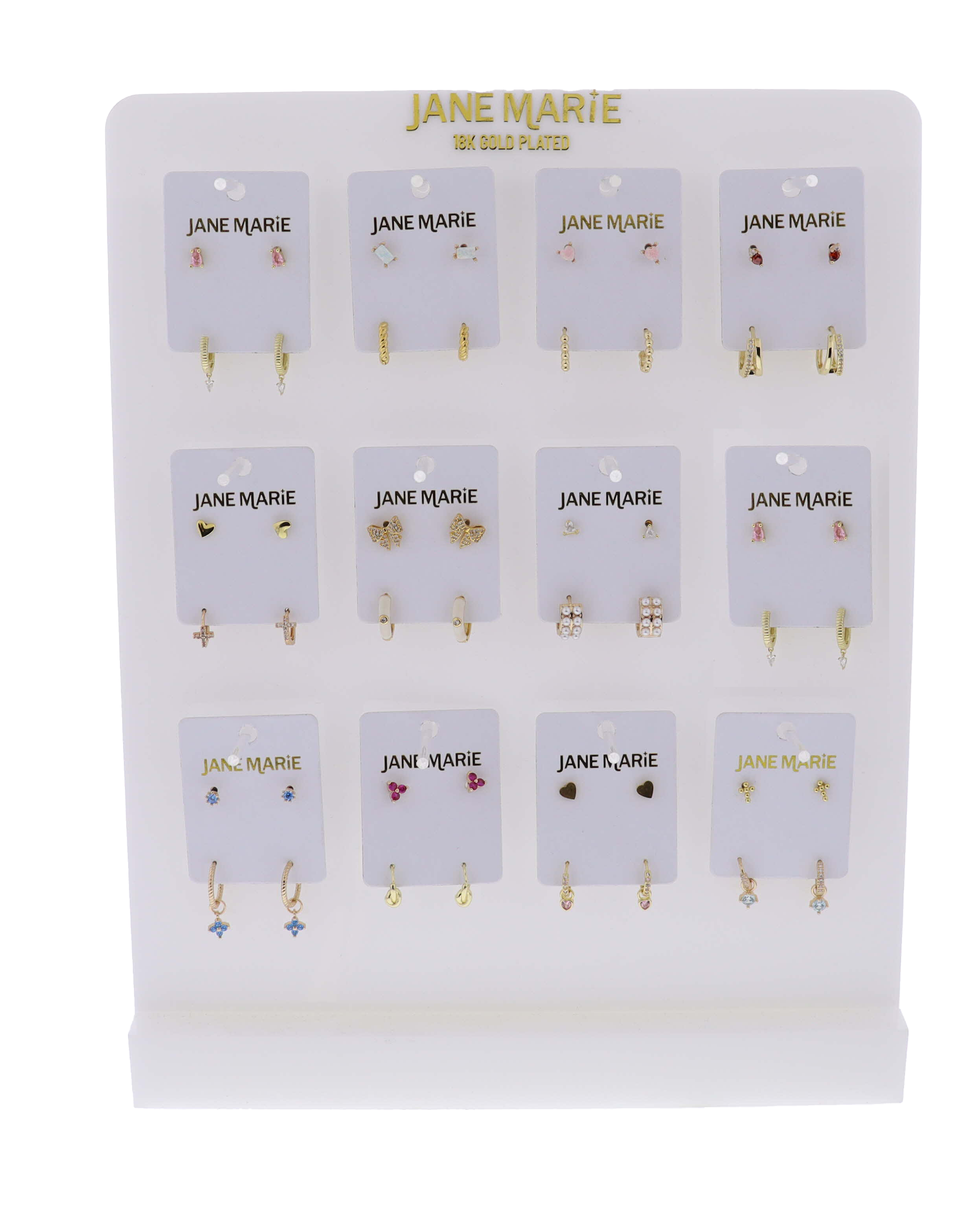 Golden Good Time! Earrings, Display Package