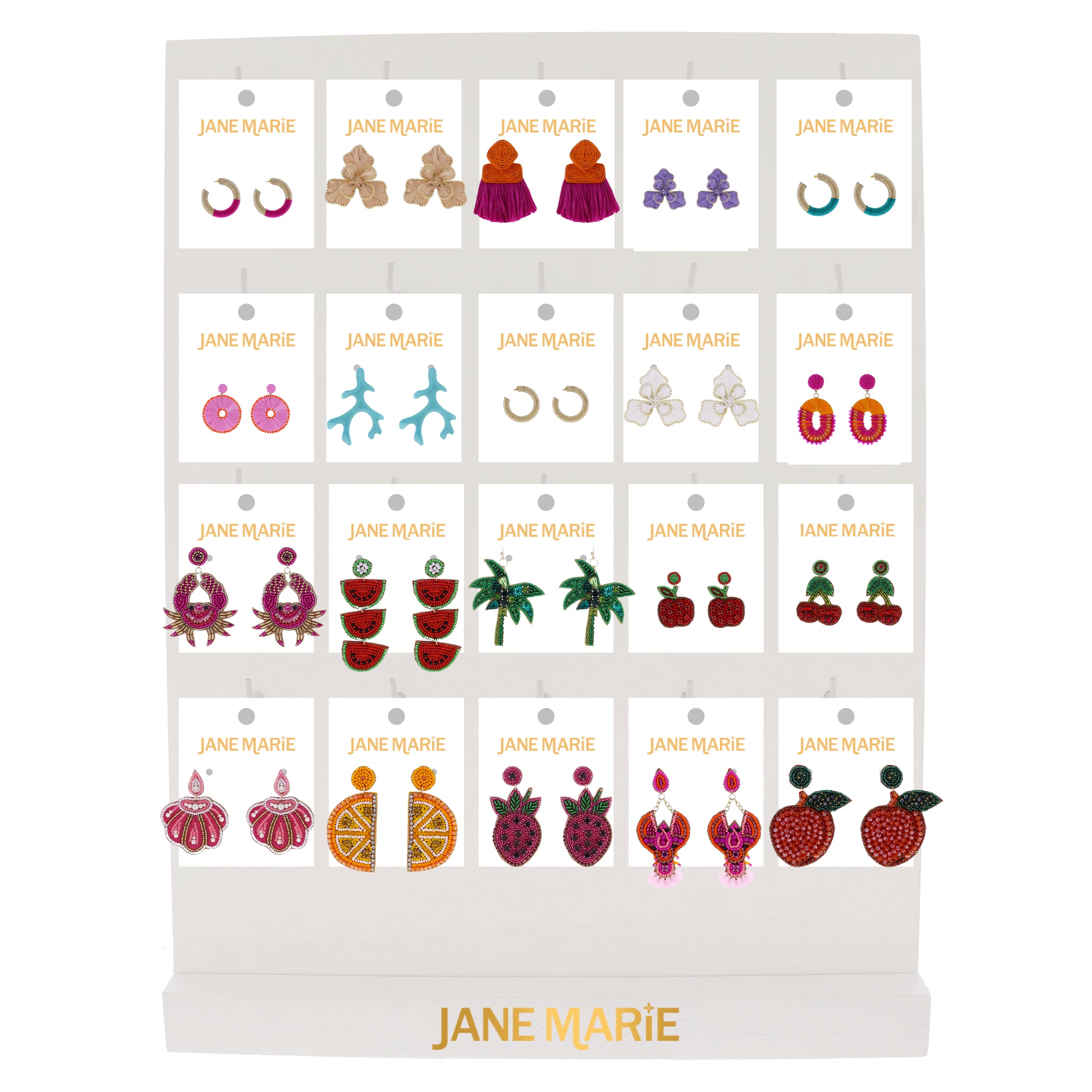 Isla Earrings, Display Package