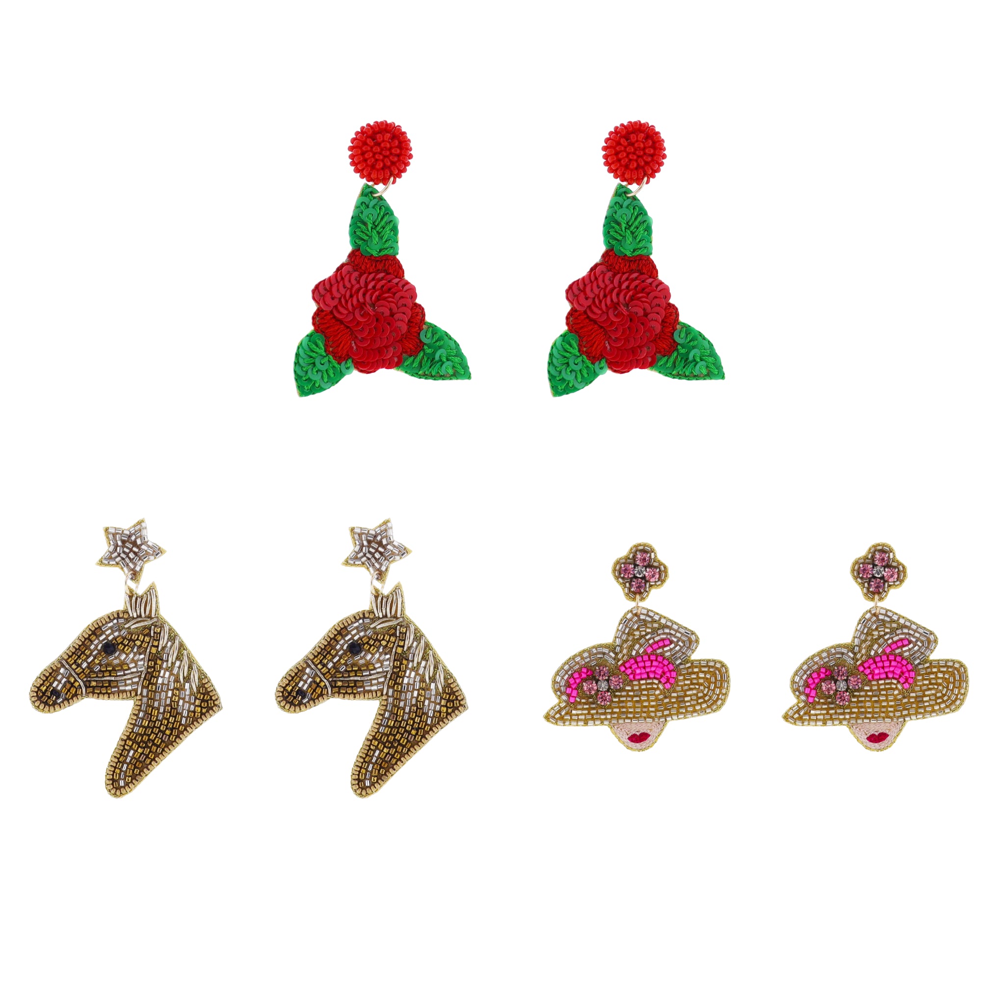 Off To The Races! Earrings, No Display Package