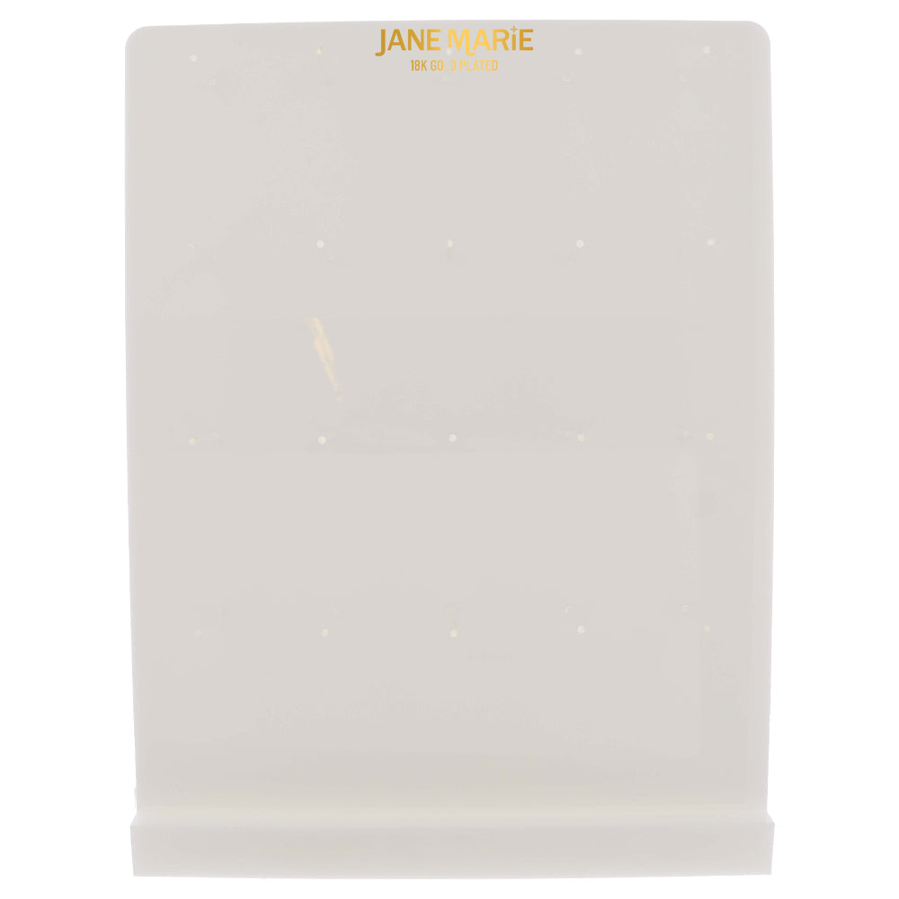 20 Nail White Acrylic Earring Board Display