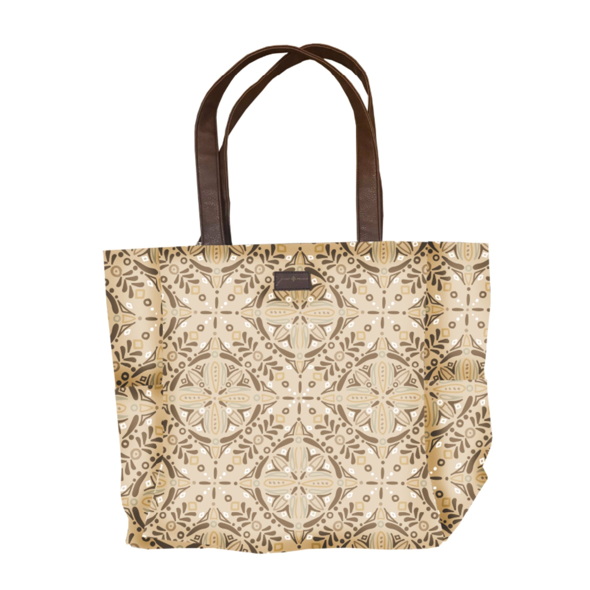 I'm A Natural At Neutral Tan Tote Bag - Stylish Everyday Carryall